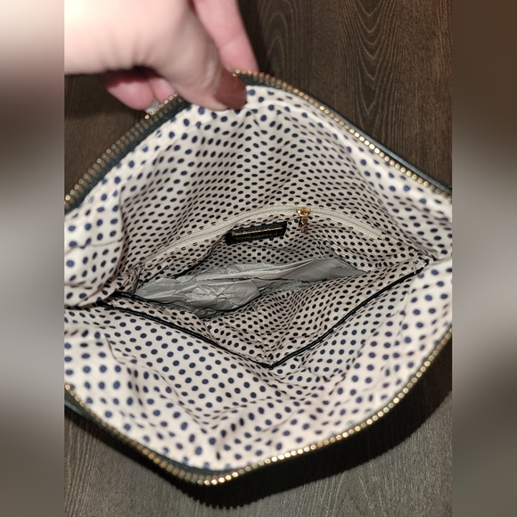 NWT Urban Expressions Black clutch purse with gold hardware - Picture 5 of 7